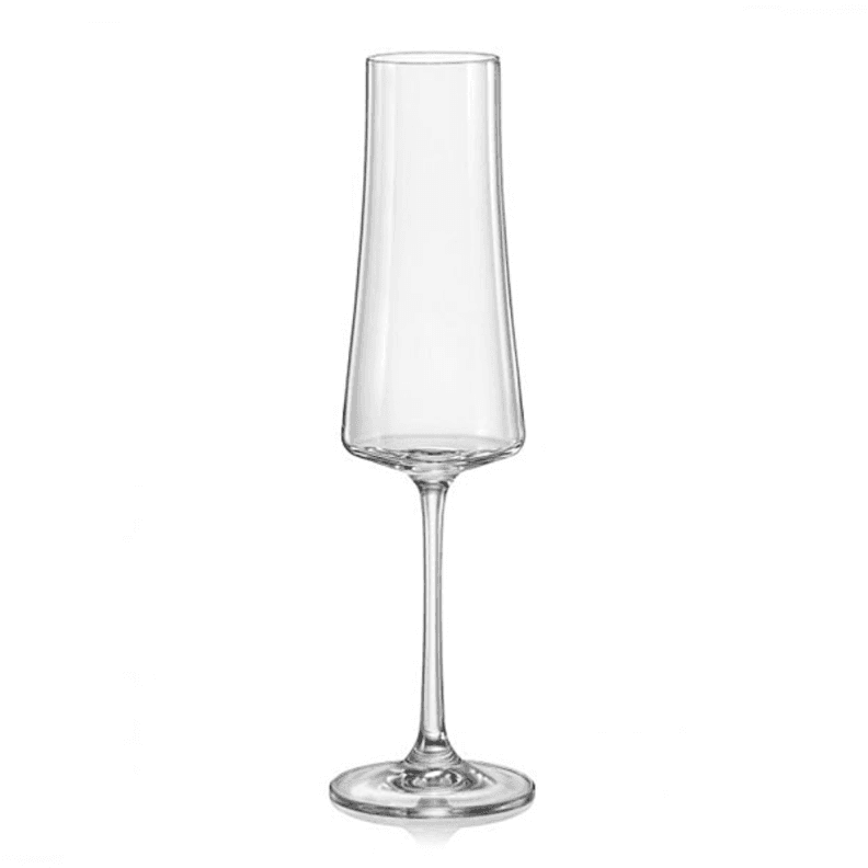 BOHEMIA SET 6 COPAS CHAMPAGNE XTRA 210 ML Transparente
