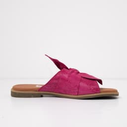 Sandalia Cuero Mujer FioFio Fucsia 37