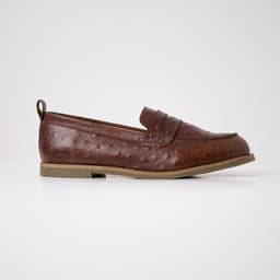 Mocasin Cuero Mujer Coligue Cafe 37