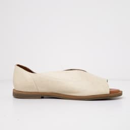Sandalia Mujer Cuero Nube Beige 35