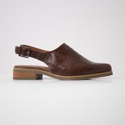 Zapato Cuero Mujer Cardelina Cafe 37