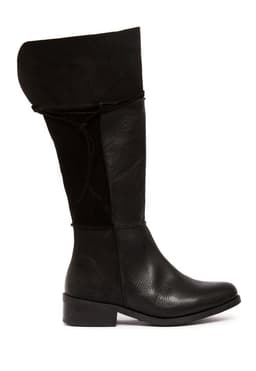 Bota Cuero Mujer Jade Negro 36
