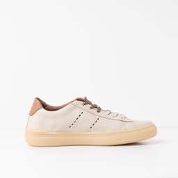Zapatilla Cuero Mujer Amapola Beige 40