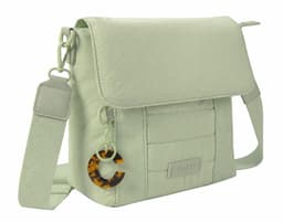Cartera Bandolera Mujer Bambi Con Tapa Verde Calu