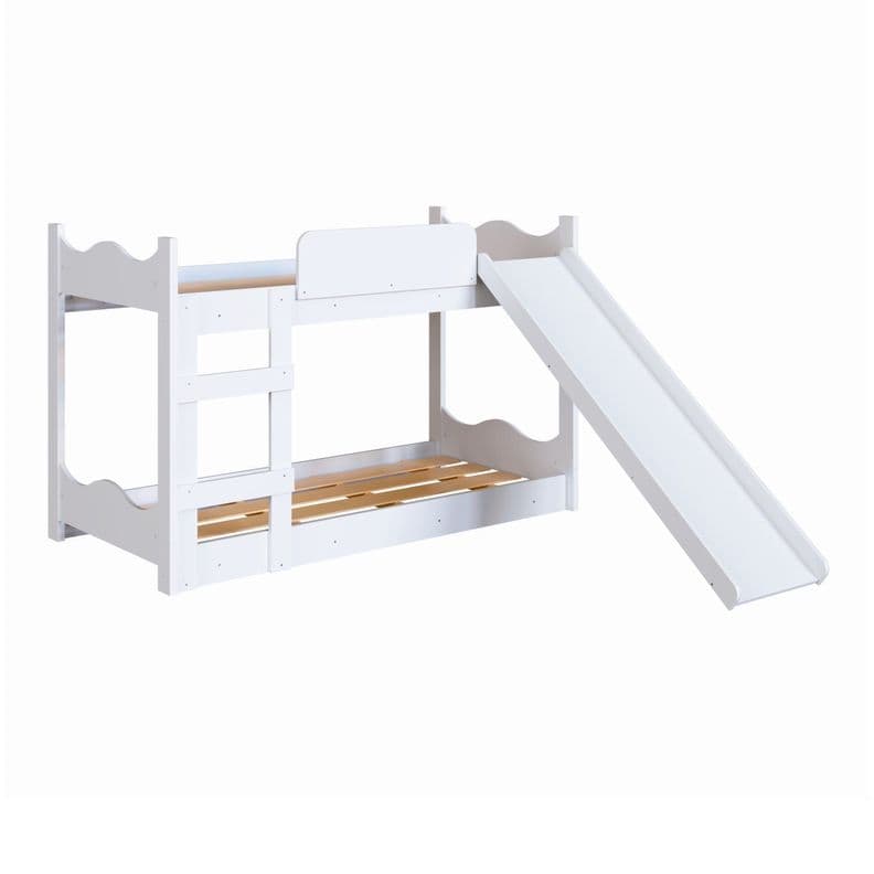 Camarote Infantil de Transicion Montessori Blanco Con Resbalin