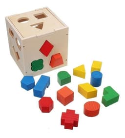 Juego De Madera Cubo Encaje