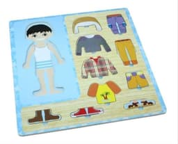 Tabla Didactica De Encaje Ropa Nino