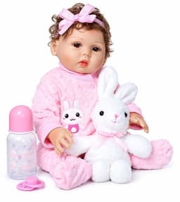 Muneca Bebe Reborn Realista con Ropa y Accesorios