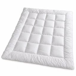 topper Protector de Colch n Acolchado 2Plazas Ajustable y Lavable Blanco