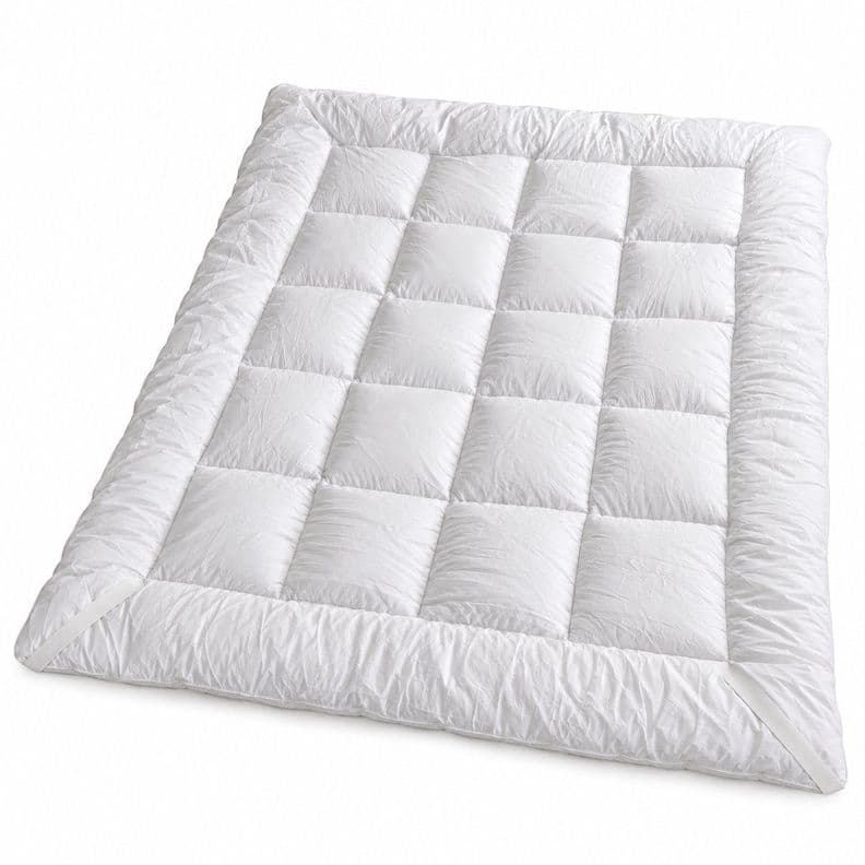 topper Protector de Colch n Acolchado 2Plazas Ajustable y Lavable Blanco