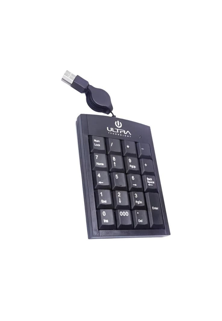 Teclado Numerico USB con Teclas Ultra Planas K200U Negro