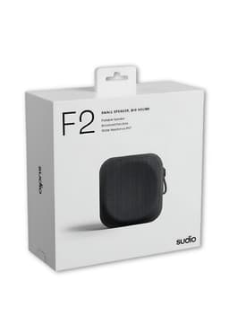 Parlante Portatil Sudio F2 BT Black Water Resistant 20W RMS Negro