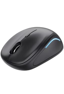 Mouse Inalambrico Trust YVI FX RetroIluminado Black 22333-03 Negro