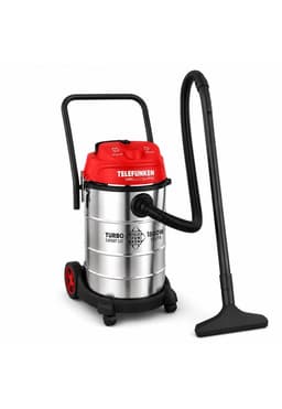 Aspiradora Profesional WET / DRY Turbo Expert 530 1800W 53LT Inox Negro
