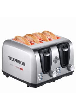 Tostador Electrico Doble (4en1) Easy Toast Pro Inox 1450W Gris