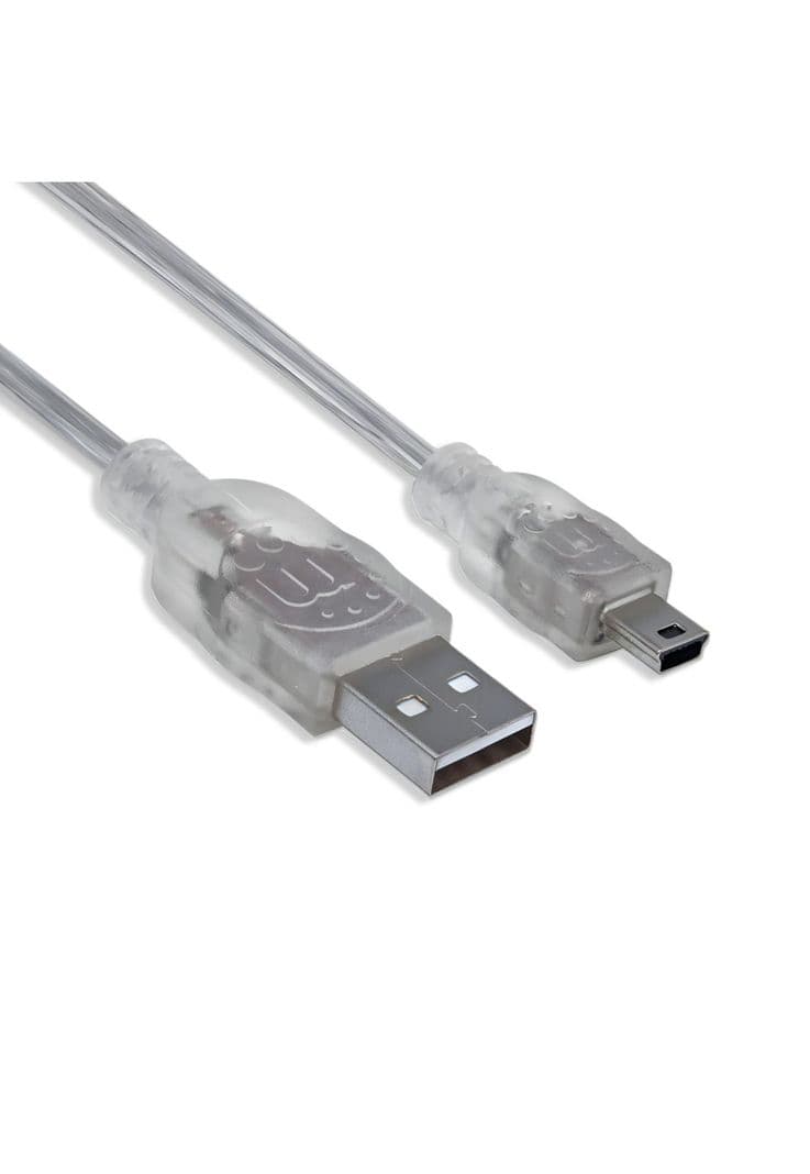 Cable De Datos Mini USB Profesional 1.8M Manhattan 5Pines V3 Gris