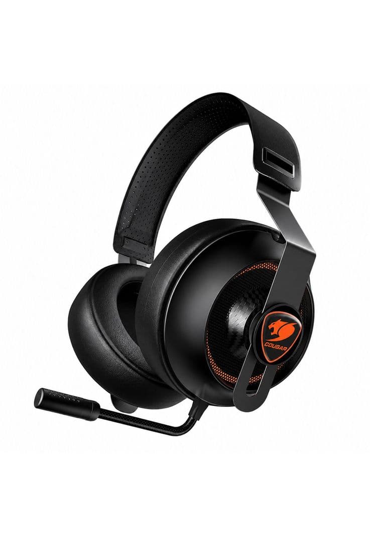Audifonos Cougar Phontum Essential Black Multiplataformas Negro