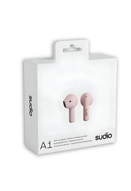 Audifonos Sudio Premium Line Earphones A1 TWS MIDNIGHT PINK Blanco