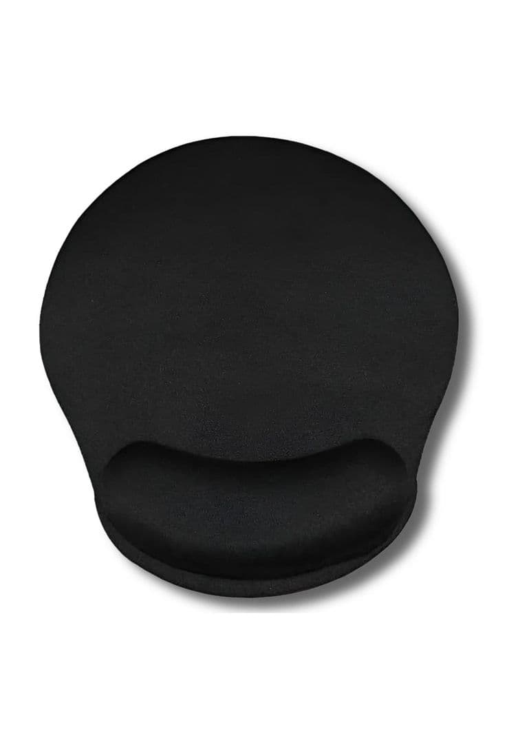 Mouse Pad Ergonomico Con Apoya Munecas Gel Ultra 00100 Negro