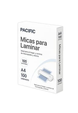 Pack De Micas Para Termolaminar 100 Unidades De 100 Micras Blanco
