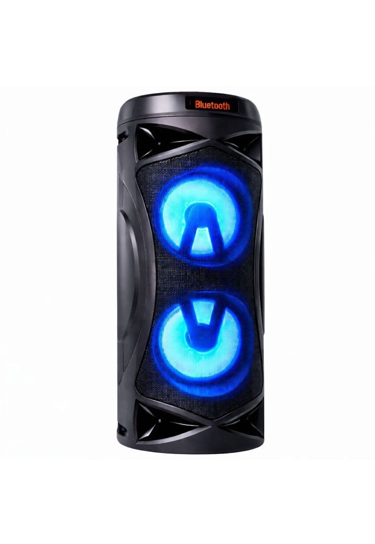 Parlante Portatil Recargable con Bluetooth Fujitel 3220 LED Negro