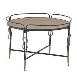 Mesa De Centro Knots Madera Beige Natural
