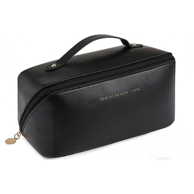Cosmetiquero de Viaje Ecocuero Negro 1