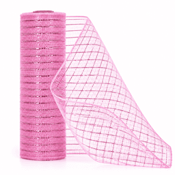 Cinta Navidad Malla 10 MT Rosa Rosado