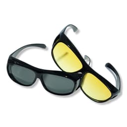 Combo 2 Gafas Lentes Vision Nocturna Antirreflejos Negro