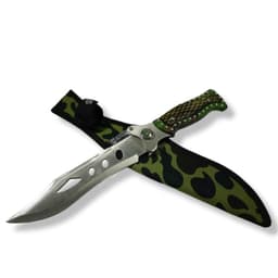 Navaja Cuchillo Camping Aligator Con Linterna An88