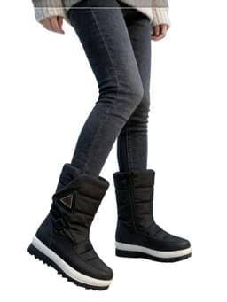 Botas Mujer Impermeables de Lluvia y Nieve M xima Protecci n y Estilo Negro 38