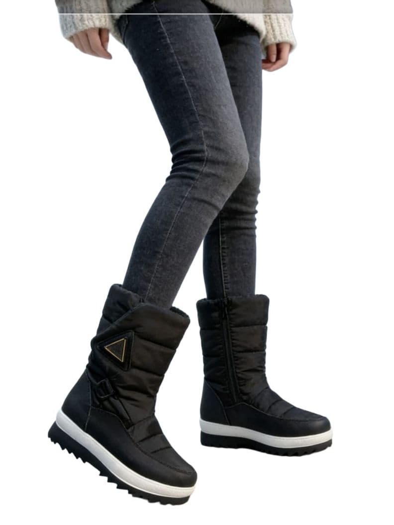 Botas Mujer Impermeables de Lluvia y Nieve M xima Protecci n y Estilo Negro 39