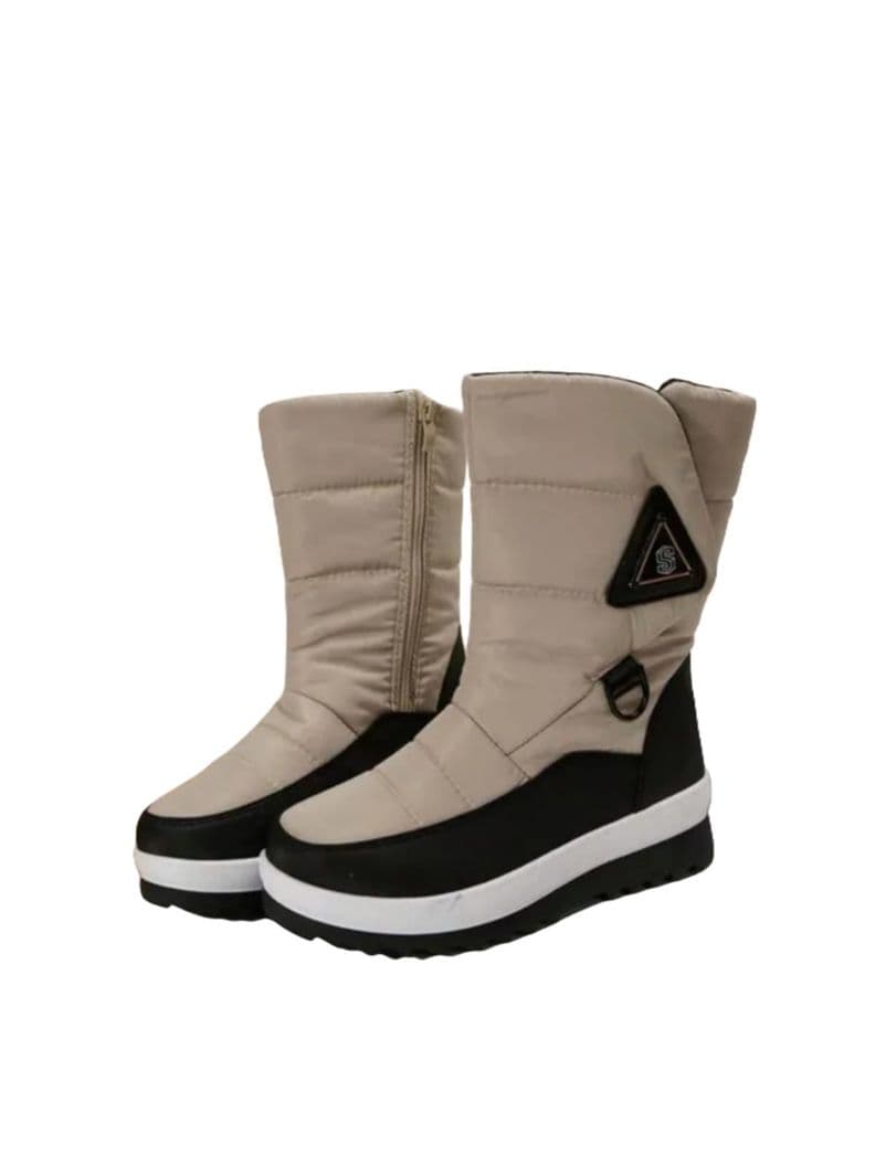 Botas Mujer Impermeables de Lluvia y Nieve M xima Protecci n y Estilo Beige 37