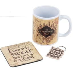 Set de Regalo Harry Potter - Mapa del Merodeador (Tazon y Posavasos)
