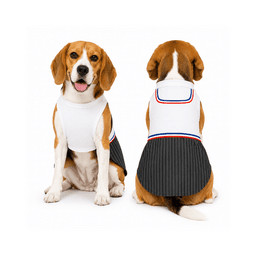 Traje de Huaso Chileno para Perro Talla L Blanco