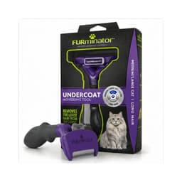 FURminator Gato Pelo Largo M/L Deslanador Negro 10