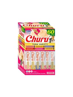 Churu Gatos Variedad Atun 60 Tubos 14g Snack Cremoso 10