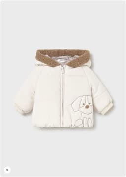 Chaqueton reversible Blanco 6 A 9 Meses