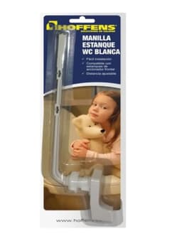 Manilla Palanca Estanque Wc Frontal Blanca Universal Hoffens