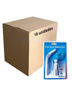 Brazos Ducha Plastico Cromada Al Muro Con Difusor Taumm X18