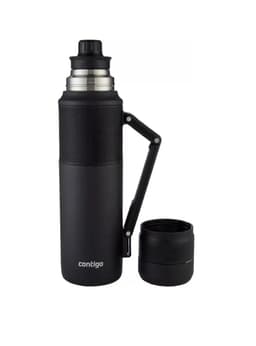 Termo Contigo Black Acero Inoxidable Capacidad 1.1 Litros Negro