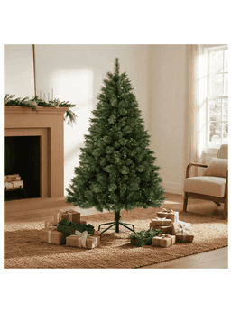 Arbol De Navidad Base Metalica Facil Armado Verde Clasico