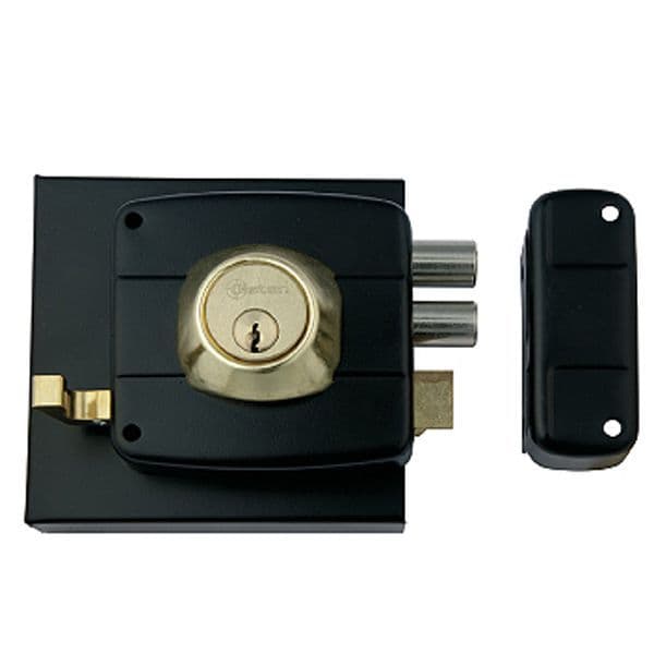 Cerradura Sobreponer Oister 110c-BL Negro