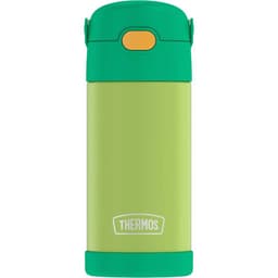 Thermos Botella Liquido Bombilla Acero Inoxidable Lima 355ml Verde