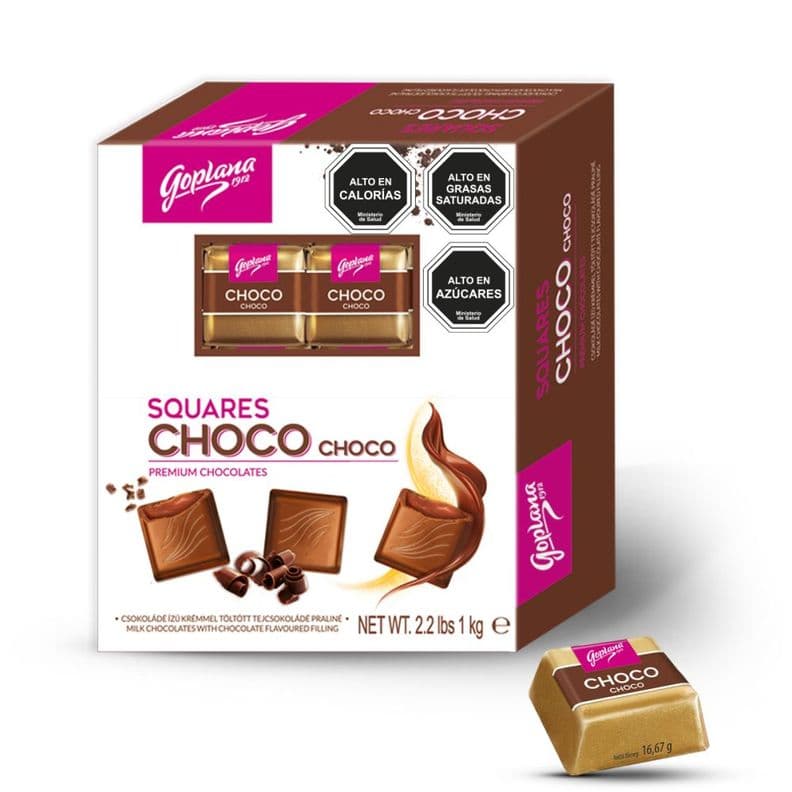 Bombon Chocolate Goplana 1 Kg Sabor Choco Choco