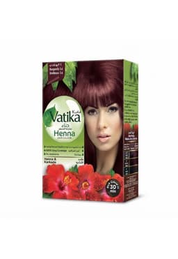 Vatika Henna Tintura Coloracion Borgona 6 Sachets Cafe
