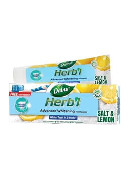 Pasta Dental Sal & Limon (Avanzada)+ Cepillo Dental 150gr Blanco