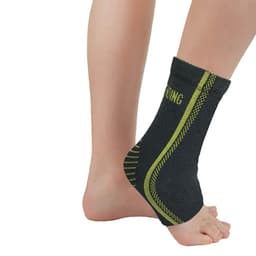 Tobillera, tobillo elastico en tela de Bambu Talla M-Blunding Gris