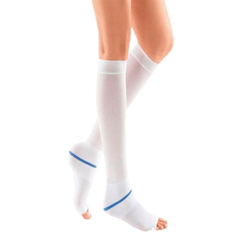 Medias cortas antiembolicas Struva 23 mmHg - Talla V-Medi Blanco 5