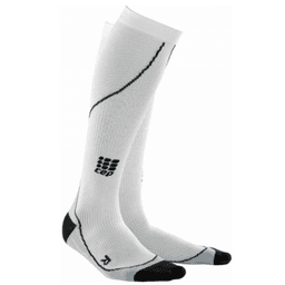 Calcetin de compresion atletico de mujer-Talla III-Blunding Blanco